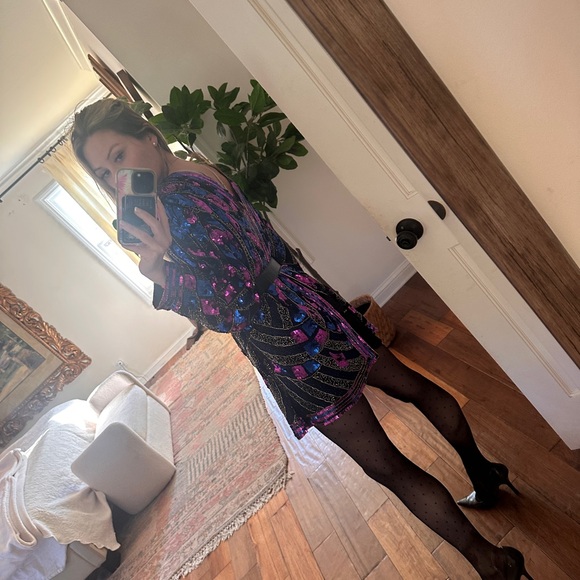 Mob wife vintage sequin cardigan - Picture 7 of 7